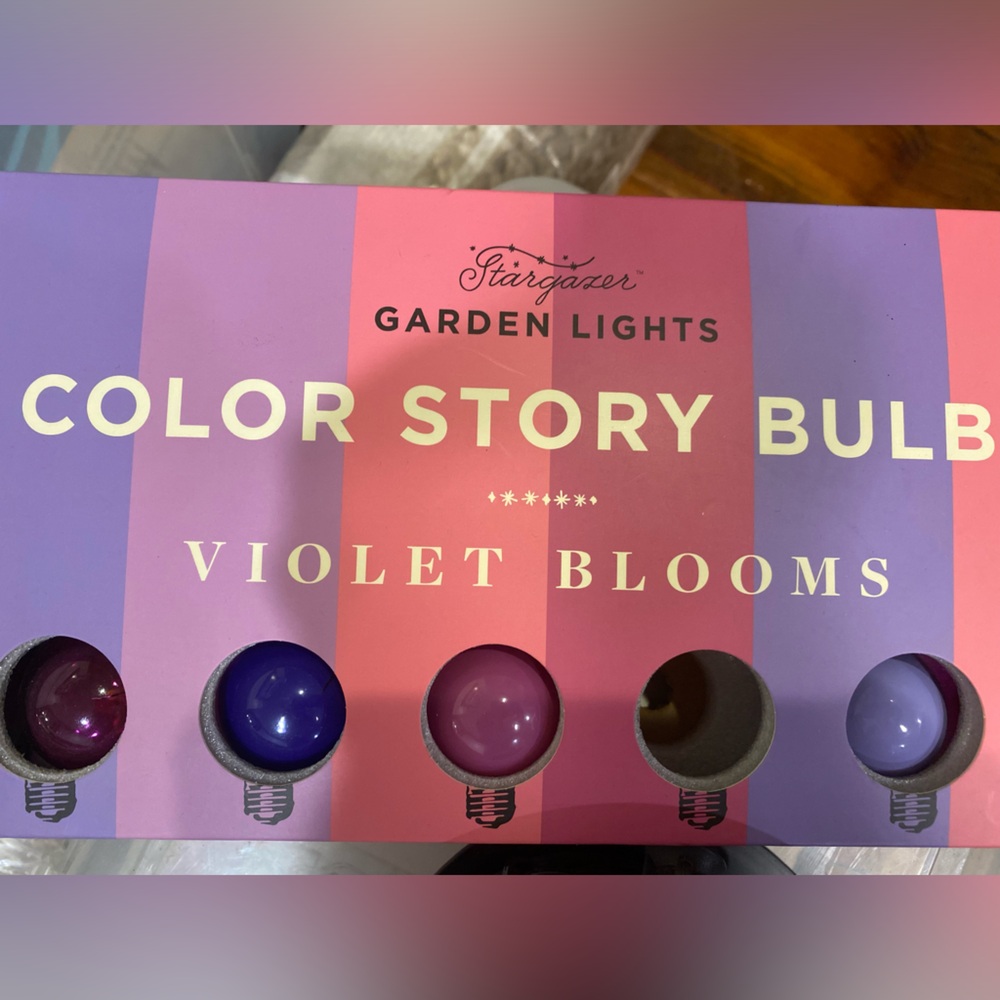 Stargazer Globe Lights Purple, Pink